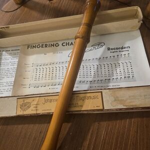 Johannes Adler Magnamusic Wood Recorder In Box 440 Handmade